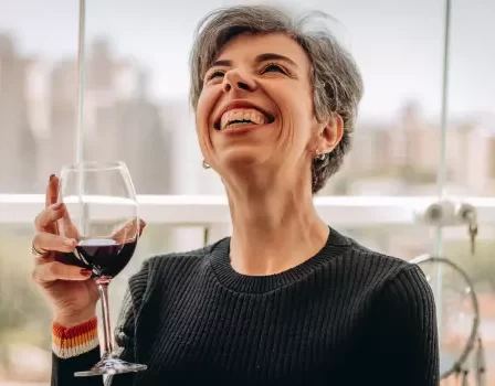 consumo moderado de vinho